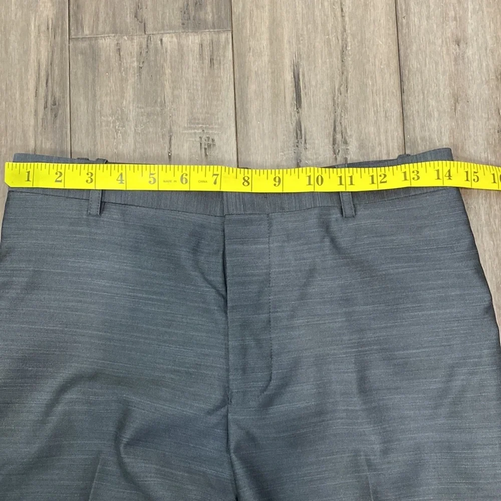 INC international‎ concepts slim fit suit jacket pants blazer gray 30x32